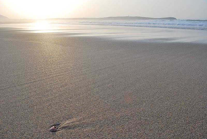 la arena de las playas gallegas